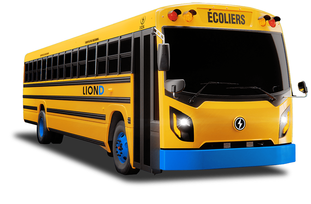 LionD - 100% electrique, Zero-Emission Bus Scolaire | Lion Electric